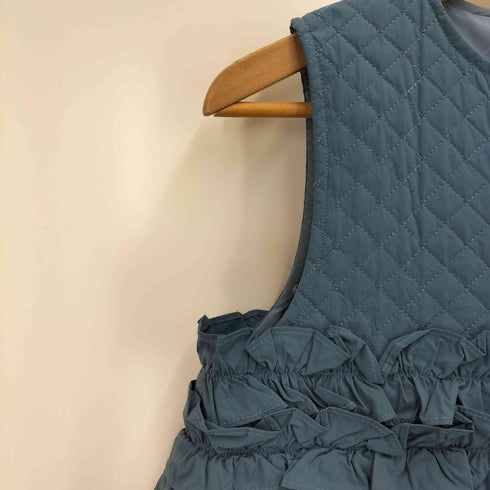カロリナグレイサー CAROLINA GLASER 25AW リボンキルティング ベスト レディース