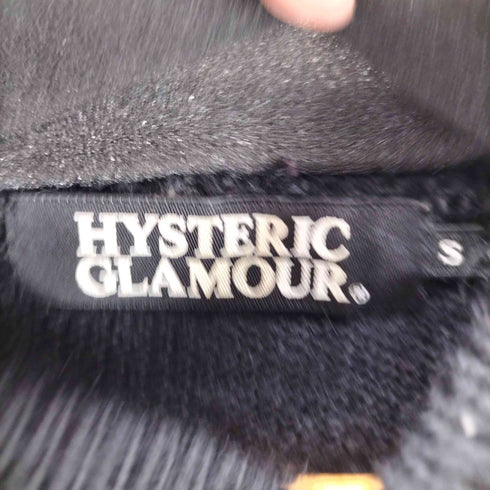 ヒステリックグラマー HYSTERIC GLAMOUR ポケット付き エルボーパッチ ミリタリー コマンド ニット フーディー パーカー メンズ JPN:S