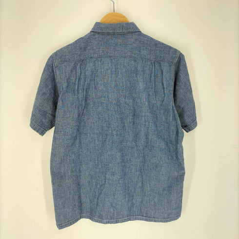 ウエアハウス WAREHOUSE 日本製 三角ポケットS/S シャンブレー シャツ メンズ 38