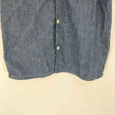 ウエアハウス WAREHOUSE 日本製 三角ポケットS/S シャンブレー シャツ メンズ 38