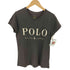 ポロラルフローレン POLO RALPH LAUREN フロント刺繍クルーネックTシャツ レディース import:S