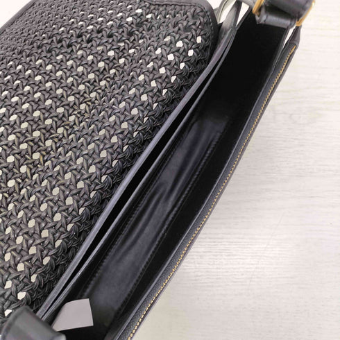 チャールズアンドキース CHARLES&KEITH ウーブンフラップショルダーバッグ レディース