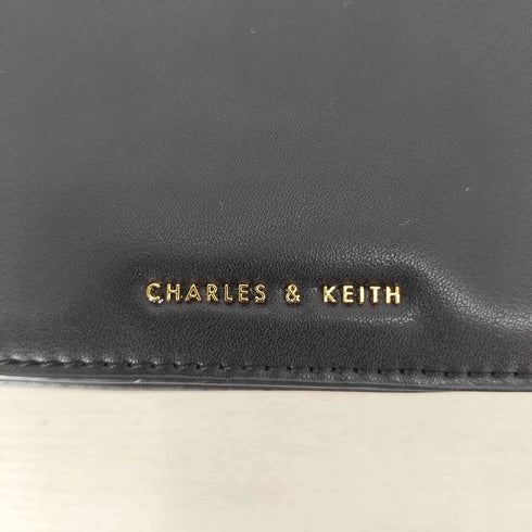 チャールズアンドキース CHARLES&KEITH ウーブンフラップショルダーバッグ レディース