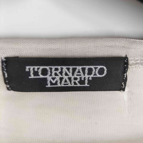 トルネードマート TORNADO MART ペイント プリント シアー カットソー セカンドスキン Y2K レディース