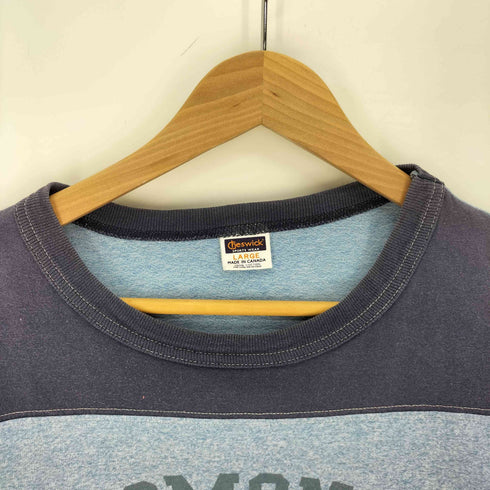 チェスウィック Cheswick カナダ製 POMONA FOOTBALL ラグランTシャツ 七分袖 メンズ import:L