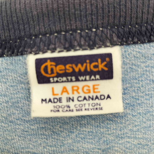 チェスウィック Cheswick カナダ製 POMONA FOOTBALL ラグランTシャツ 七分袖 メンズ import:L