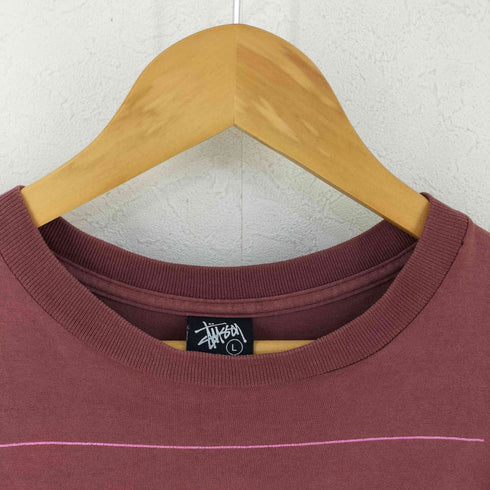 ステューシー Stussy 00s メキシコ製 プリントクルーネックL/S Tシャツ メンズ import:L