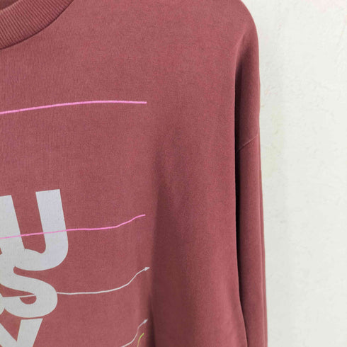 ステューシー Stussy 00s メキシコ製 プリントクルーネックL/S Tシャツ メンズ import:L