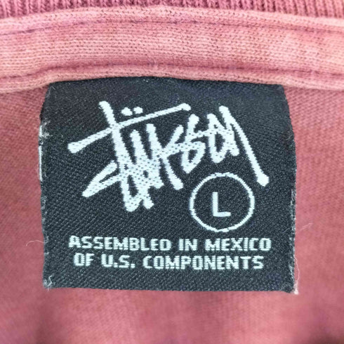 ステューシー Stussy 00s メキシコ製 プリントクルーネックL/S Tシャツ メンズ import:L