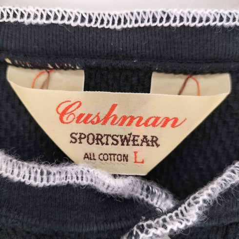 クッシュマン CUSHMAN ヘンリーネック L/S サーマル Tシャツ メンズ import:L