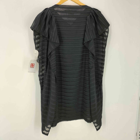 ジュンヤワタナベコムデギャルソン JUNYA WATANABE COMME des GARCONS AD2011 フリル ボーダー プルオーバー チュニック ワンピース レディース import:XS
