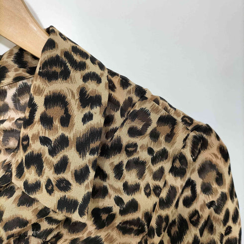 レイビームス Ray BEAMS 25SS レオパードシャーリング ブラウス レディース