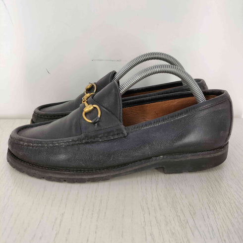 グッチ GUCCI ホースビット レザー ローファー レディース 37 1/2