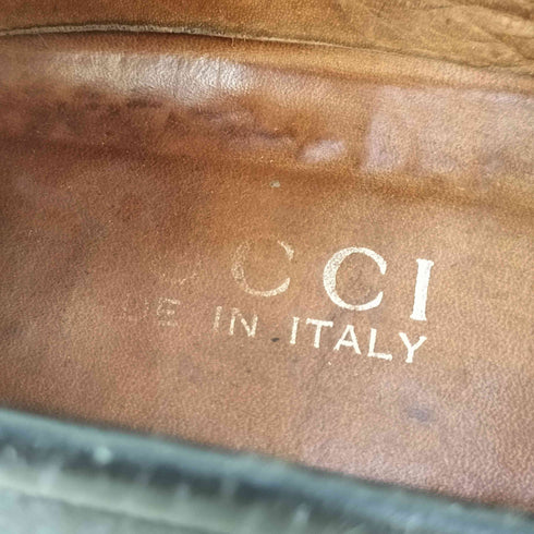 グッチ GUCCI ホースビット レザー ローファー レディース 37 1/2