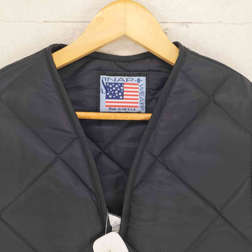 スナップンウェア SNAP N WEAR USA製 キルティングベスト メンズ