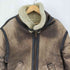 COMBAT CLOTHING 90‐00S B-3 AIR FORCE JACKET ムートン フライトジャケット メンズ import:M