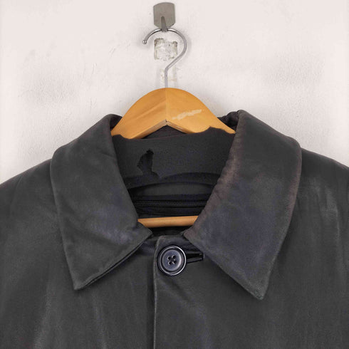 MISSANI 裏地キルティング レザーコート メンズ import:M