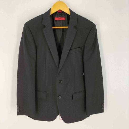 ヒューゴボス HUGO BOSS ウール100 ストライプ 2Bテーラードジャケット スーツセットアップ メンズ US38