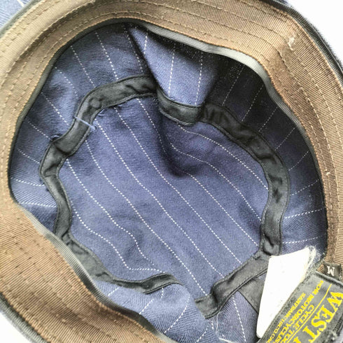 WEST RIDE ウォバッシユストライプ メカニックキャップ メンズ M