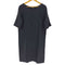 フォグリネンワーク fog linen work かすり ストライプ リネン100% ミディアムスリーブ ワンピース レディース