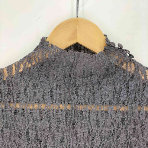 フレイアイディー FRAY I.D 23AW ストレッチレースハイネックトップス 透かし レディース レディース ONE SIZE