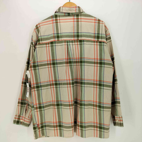 リーバイス Levis LOOSE ボックスシルエット タータンチェック ネルシャツ L/S シャツ メンズ import:S