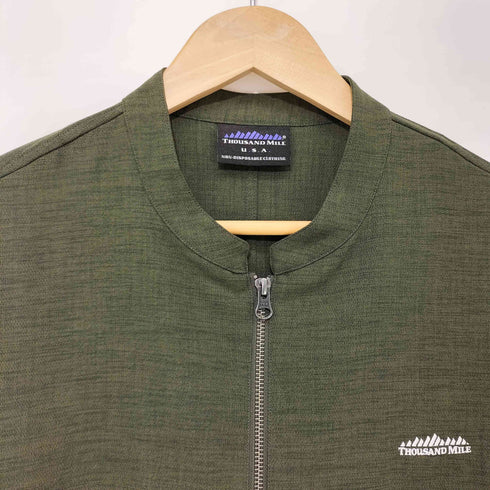 サウザンドマイル THOUSAND MILE 25SS 別注 THICK AND THIN BZ ダブルジップ ブルゾン メンズ JPN:L