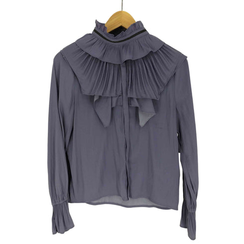 リリーブラウン Lily Brown 23SS スクエアカラーフリルブラウス レディース ONE SIZE