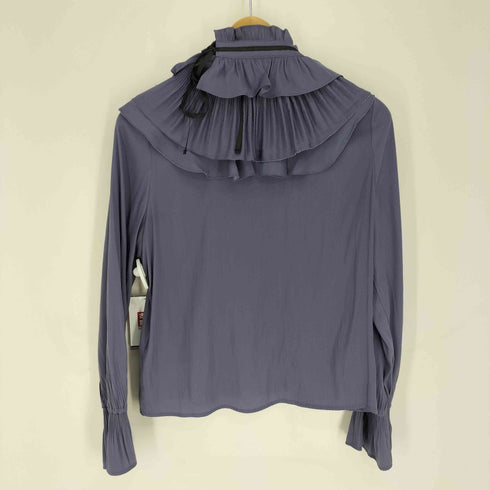 リリーブラウン Lily Brown 23SS スクエアカラーフリルブラウス レディース ONE SIZE