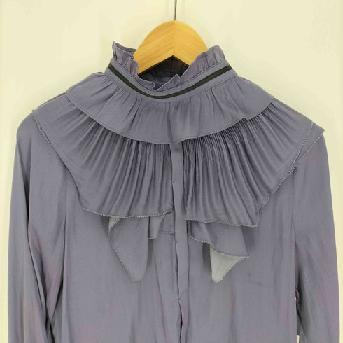リリーブラウン Lily Brown 23SS スクエアカラーフリルブラウス レディース ONE SIZE