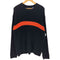 ギャップ Gap 00S OLD クルーネック ケーブル編み.バイカラー ライン コットン ニット メンズ import:L