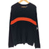 ギャップ Gap 00S OLD クルーネック ケーブル編み.バイカラー ライン コットン ニット メンズ import:L