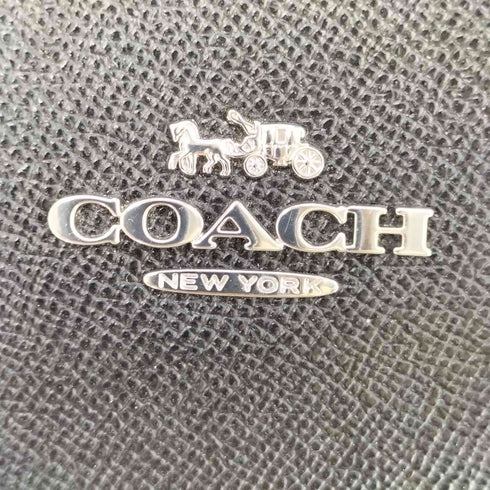 コーチ COACH ロゴプレート レザー ハンドバック レディース