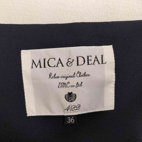 マイカアンドディール MICA&DEAL クロップドサロペット レディース 36