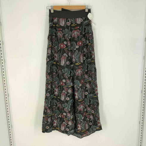 マメクロゴウチ Mame Kurogouchi Floral Cut Jacquard pants レディース JPN:1