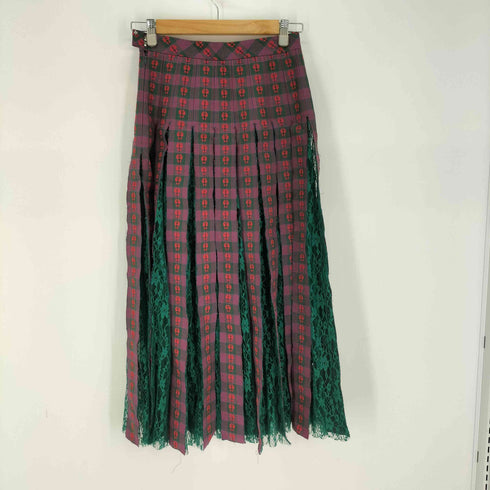 アイレネ IRENE Woven Check Lace Skirt レディース JPN:36