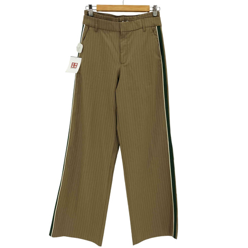 ザラ ZARA PINSTRIPE TROUSERS WITH BOXER DETAIL レディース JPN:XS
