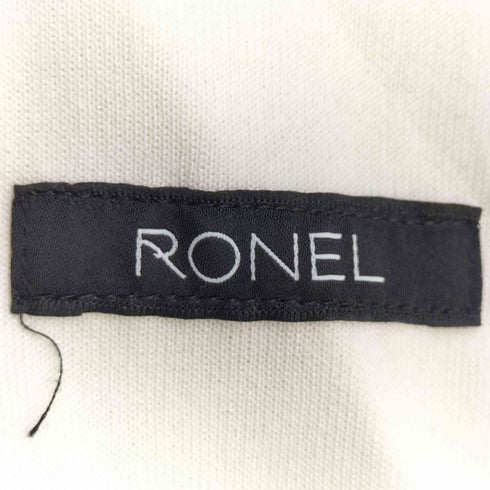 RONEL ネップジョーゼット ワンピース レディース L