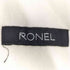 RONEL ネップジョーゼット ワンピース レディース L