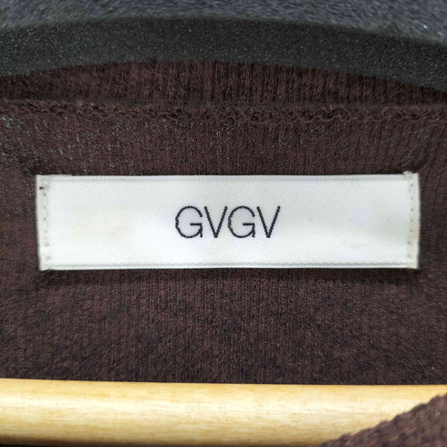 ジーブイジーブイ GVGV パイピングシアーカットソー レディース import:XS