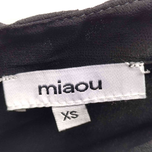 MIAOU プリーツオフショルトップス レディース import:XS
