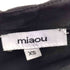 MIAOU プリーツオフショルトップス レディース import:XS