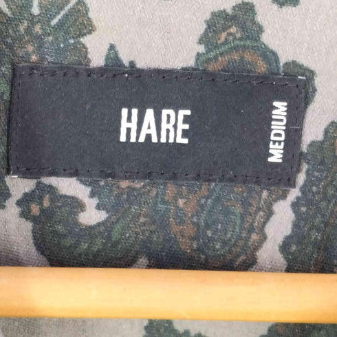 ハレ HARE ペイズリー S/S オープンカラー シャツ メンズ JPN:M