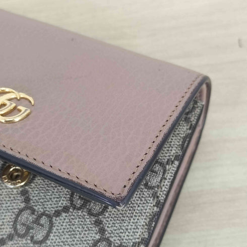 グッチ GUCCI ダブルG バイカラー ミニウォレット レディース