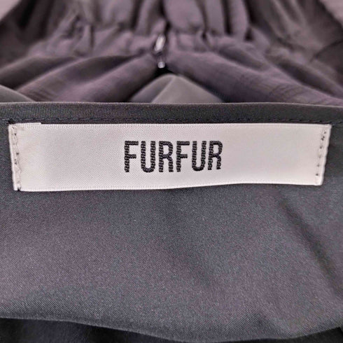 ファーファー furfur シアーボウタイワンピース レディース FREE
