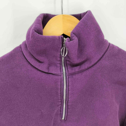 フィーニー PHEENY ATHLETIC FLEECE HALF ZIP P/O SHORT アスレティックフリースハーブジップ レディース FREE