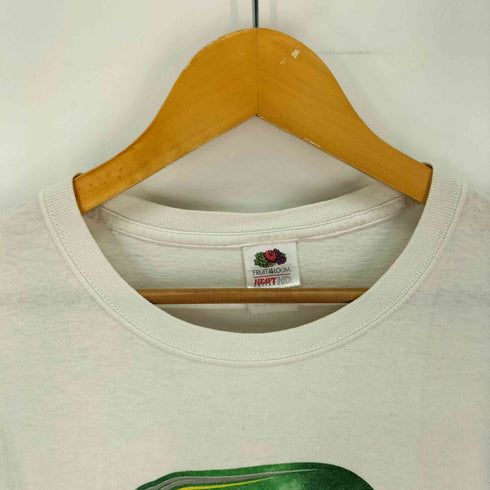 フルーツオブザルーム FRUIT OF THE LOOM bug light lime tee メンズ import:XL