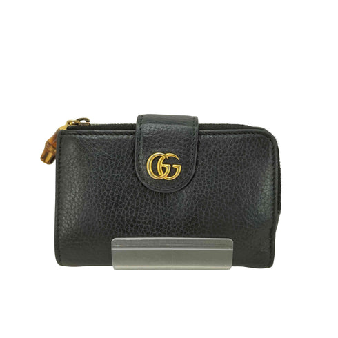 グッチ GUCCI バンブー ダブルG ミディアム ウォレット レディース