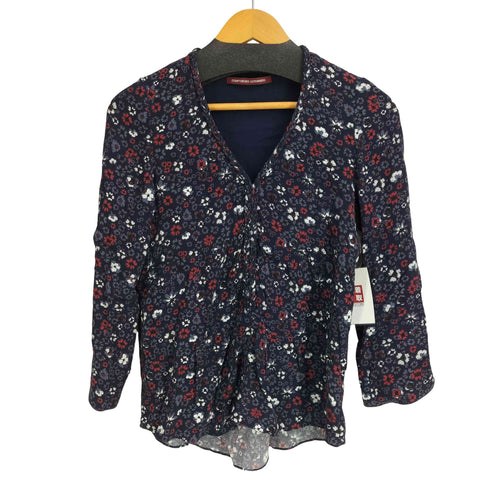 コントワーデコトニエ COMPTOIR DES COTONNIERS レーヨン100 花柄 ブラウス レディース JPN:7号