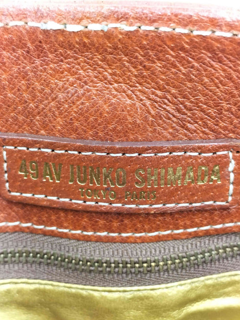 フォーティーナインアヴェニュージュンコシマダ 49AV.Junko Shimada レザー カゴ 2WAY ハンド ショルダー バック レディース